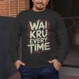 Muay Thai Wai Kru Respect Ritual Ceremony Fighter Identity Men's Long Sleeve T-Shirt