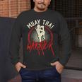 Muay Thai Warrior Fighter Boxing Martial Arts Hobby Men's Long Sleeve T-Shirt Muay Thai Warrior Fighter Boxing Martial Arts Hobby Men's Long Sleeve T-Shirt