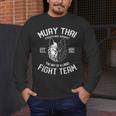 Muay Thai Wolf Fight Team Nak Muay Kickboxing Men's Long Sleeve T-Shirt Muay Thai Wolf Fight Team Nak Muay Kickboxing Men's Long Sleeve T-Shirt