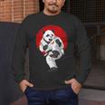 Panda Bear Karate Kickboxing Muay Thai Martial Arts Men's Long Sleeve T-Shirt