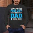 Pool Guy And Pool Dad Men Swimming Pool Owner Men's Long Sleeve T-Shirt Pool Guy And Pool Dad Men Swimming Pool Owner Men's Long Sleeve T-Shirt