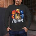 Portaging Canoe Wilderness Adventure Scenic Graphic Men's Long Sleeve T-Shirt