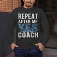 Repeat Yes Swim Coaching Swimming Coaches Men's Long Sleeve T-Shirt