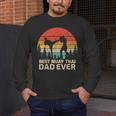 Retro Vintage Best Muay Thai Dad Ever Father's Day Men's Long Sleeve T-Shirt
