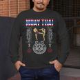Sawadee Thai Traditional Sak Yant Thai Twin Tiger Muay Thai Men's Long Sleeve T-Shirt
