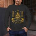 Sawadee Thai Traditional Sak Yant Thai Twin Tigers Muay Thai Men's Long Sleeve T-Shirt Sawadee Thai Traditional Sak Yant Thai Twin Tigers Muay Thai Men's Long Sleeve T-Shirt