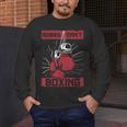 Sorry Can't Boxing Professional Boxer Muay Thai Boxing Men's Long Sleeve T-Shirt