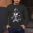 Strong Muay Thai Gorilla Thai Boxing And Fighting Men's Long Sleeve T-Shirt Strong Muay Thai Gorilla Thai Boxing And Fighting Men's Long Sleeve T-Shirt