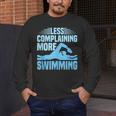 Swim Coach Swim Training Swimming Sport Men's Long Sleeve T-Shirt Swim Coach Swim Training Swimming Sport Men's Long Sleeve T-Shirt