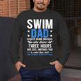 Swim Dad Definition Dad Of A Swimmer Father Swimming Dad Men's Long Sleeve T-Shirt Swim Dad Definition Dad Of A Swimmer Father Swimming Dad Men's Long Sleeve T-Shirt