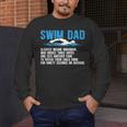 Swim Dad Definition Swimming Dad Of A Swimmer Father Men's Long Sleeve T-Shirt Swim Dad Definition Swimming Dad Of A Swimmer Father Men's Long Sleeve T-Shirt