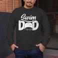 Swim Dad Proud Swimming Dad Of A Swimmer Dad Swim Father Men's Long Sleeve T-Shirt