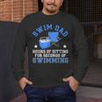 Swim Dad Of A Swimmer Dad Swim Father Swimming Dad Men's Long Sleeve T-Shirt Swim Dad Of A Swimmer Dad Swim Father Swimming Dad Men's Long Sleeve T-Shirt