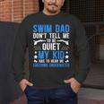 Swim Dad Swimming Dad Of A Swimmer Dad Swim Father Men's Long Sleeve T-Shirt Swim Dad Swimming Dad Of A Swimmer Dad Swim Father Men's Long Sleeve T-Shirt