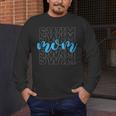 Swim Mom For Mothers Swimming Men's Long Sleeve T-Shirt Swim Mom For Mothers Swimming Men's Long Sleeve T-Shirt