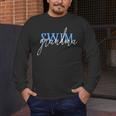 Swim Swimmer Love Swimming Shirt Sport Grandma Men's Long Sleeve T-Shirt