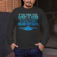 Swim Swimmer Tshirt Swimming Shirt Sport Practice Tee Men's Long Sleeve T-Shirt