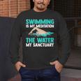 Swim Swimmers Swimming Men's Long Sleeve T-Shirt Swim Swimmers Swimming Men's Long Sleeve T-Shirt
