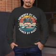 Swimmer By Day Gamer By Night Swimming Vintage Gaming Swim Men's Long Sleeve T-Shirt