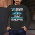 Swimmer At Lap 66 I Realized I Had Become To Tough Swimming Men's Long Sleeve T-Shirt