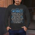 Swimmers Facts Swimming Swim Coach Men Women Graphic Small Men's Long Sleeve T-Shirt Swimmers Facts Swimming Swim Coach Men Women Graphic Small Men's Long Sleeve T-Shirt