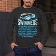 Swimmers Do More Kicks I For Swimming Lovers Men's Long Sleeve T-Shirt Swimmers Do More Kicks I For Swimming Lovers Men's Long Sleeve T-Shirt