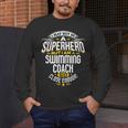 Swimming Coach TShirt Idea Superhero Swimming Shirt Men's Long Sleeve T-Shirt Swimming Coach TShirt Idea Superhero Swimming Shirt Men's Long Sleeve T-Shirt