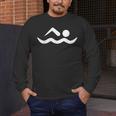 Swimming Icon Men's Long Sleeve T-Shirt