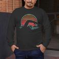 Swimming Retro Vintage 80s Style Swimmer Men's Long Sleeve T-Shirt