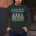 Synchronized Swimming Shirt Synchro Swimmer Artistic Men's Long Sleeve T-Shirt Synchronized Swimming Shirt Synchro Swimmer Artistic Men's Long Sleeve T-Shirt