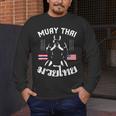 Thailand American Flag Muay Thai Thai Boxing Women Girls Kids Men T-Shirt Men's Long Sleeve T-Shirt Thailand American Flag Muay Thai Thai Boxing Women Girls Kids Men T-Shirt Men's Long Sleeve T-Shirt