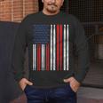 USA Flag Drumsticks Drum Kit Men's Long Sleeve T-Shirt USA Flag Drumsticks Drum Kit Men's Long Sleeve T-Shirt