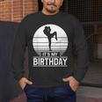 Vintage Birthday Shirt Muay Thai Kickboxer Its My Birthday Men's Long Sleeve T-Shirt Vintage Birthday Shirt Muay Thai Kickboxer Its My Birthday Men's Long Sleeve T-Shirt