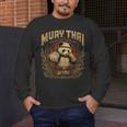 Vintage Muay Thai Gym Thai Boxing Training Fighter Panda Men's Long Sleeve T-Shirt Vintage Muay Thai Gym Thai Boxing Training Fighter Panda Men's Long Sleeve T-Shirt