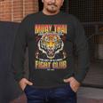Vintage Muay Thai Twin Tiger Art Of 8 Limbs Men's Long Sleeve T-Shirt