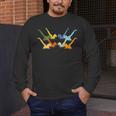 Vintage Synchronized Swimming Artistic Swimming Men's Long Sleeve T-Shirt