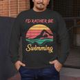 Water Rat Water Sports Hobby Swimming Club Swimming Men's Long Sleeve T-Shirt Water Rat Water Sports Hobby Swimming Club Swimming Men's Long Sleeve T-Shirt
