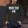 Women's Cute Muay Thai Art For Men Women Kids Muay Thai Lovers Men's Long Sleeve T-Shirt