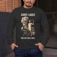 Women's Sorry Ladies This Guy Has A Grill BBQ Dad Men Lover Men's Long Sleeve T-Shirt