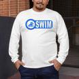 2 Sided Print Swimming Teacher Swim Instructor Swim Lessons Men's Long Sleeve T-Shirt 2 Sided Print Swimming Teacher Swim Instructor Swim Lessons Men's Long Sleeve T-Shirt