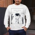 Boxing Chinese Hanzi Muay Thai Kickboxer Fan Boxing Men's Long Sleeve T-Shirt
