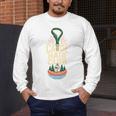 Canoe Hair Club Paddling Retro Men's Long Sleeve T-Shirt