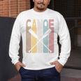 Canoe Vintage Canoeing Retro Canoe Paddling Men's Long Sleeve T-Shirt