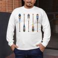 Colorful Painted Oars Paddle Nautical CanoeShirt Men's Long Sleeve T-Shirt Colorful Painted Oars Paddle Nautical CanoeShirt Men's Long Sleeve T-Shirt