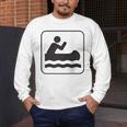 Cool Outdoor Water Sport Canoe Raglan Baseball Tee Men's Long Sleeve T-Shirt