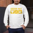 Drum Kit Band Drumming Drumsticks Musical Drums Men's Long Sleeve T-Shirt Drum Kit Band Drumming Drumsticks Musical Drums Men's Long Sleeve T-Shirt