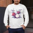 Drum Kit Electronic Drums Sweatshirt Men's Long Sleeve T-Shirt Drum Kit Electronic Drums Sweatshirt Men's Long Sleeve T-Shirt