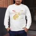 Drum Kit Retrowave Drums Men's Long Sleeve T-Shirt Drum Kit Retrowave Drums Men's Long Sleeve T-Shirt