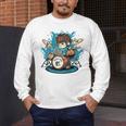 Drum Set Drumming Drummers Drum Kits Music Raglan Baseball Tee Men's Long Sleeve T-Shirt
