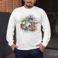 Drums Pop Art Drummer Drum Kit Men's Long Sleeve T-Shirt